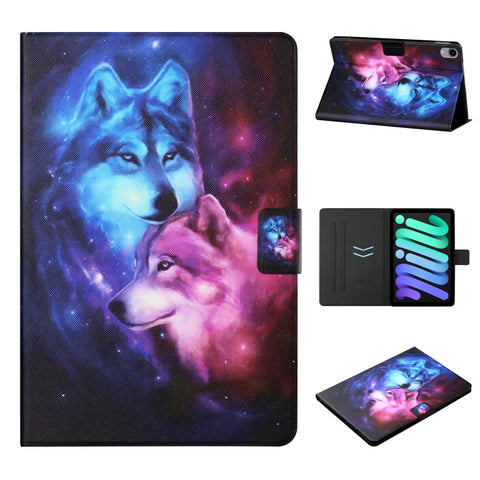 Colored Drawing Pattern Flip Leather Smart Tablet Case, For iPad 10th Gen 10.9 2022