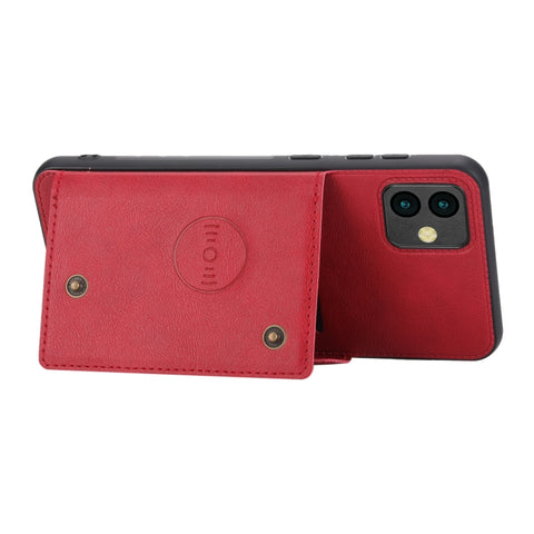 Double Buckle Card Slots Magnetic Phone Case, For OPPO A17, For Samsung Galaxy A04, For Xiaomi 12T Pro