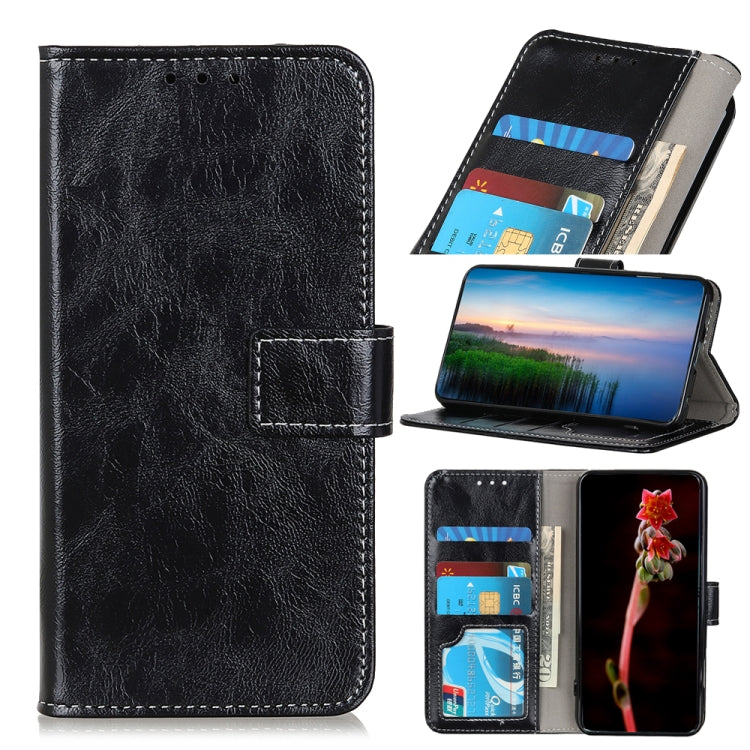 Retro Crazy Horse Texture Horizontal Flip Leather Phone Case, For Samsung Galaxy A04E, For Huawei Nova Y61