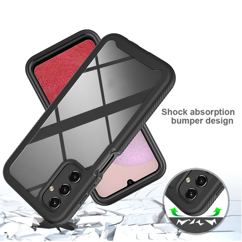 Two-layer Integrated Transparent TPU + PC Protective Phone Case, For Samsung Galaxy A14 5G