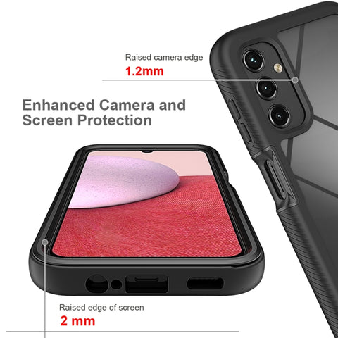 Two-layer Integrated Transparent TPU + PC Protective Phone Case, For Samsung Galaxy A14 5G