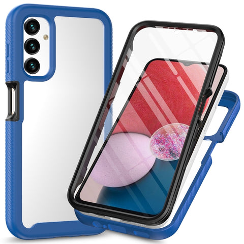 Two-layer Integrated Transparent TPU + PC + PET Protective Phone Case, For Samsung Galaxy A04, For Samsung Galaxy A14 5G