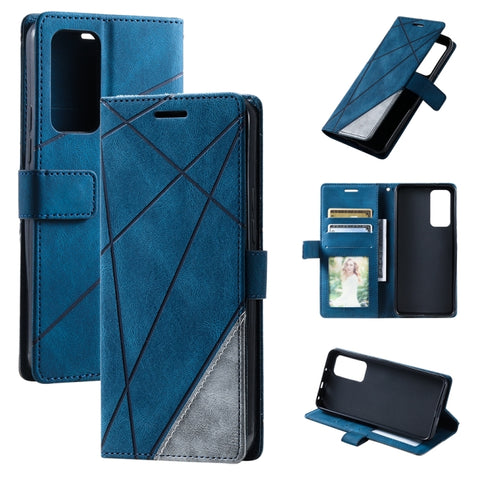 Skin Feel Splicing Leather Phone Case, For OPPO A57 2022, For Realme C30 4G, For Samsung Galaxy S23 5G, For Samsung Galaxy S23+ 5G, For Xiaomi 12T / Redmi K50 Ultra, For Samsung Galaxy S23 Ultra 5G, For Xiaomi Redmi 11 Prime 4G, For Samsung Galaxy A14 ...