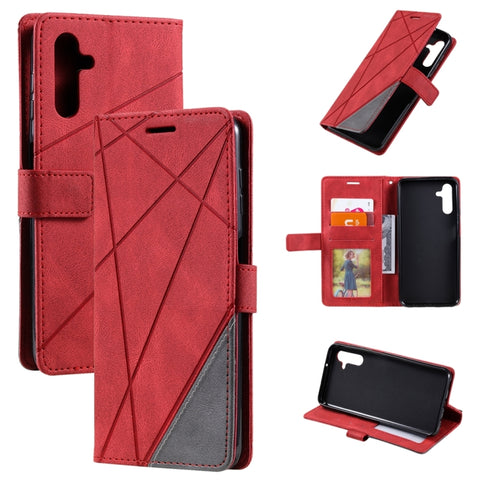 Skin Feel Splicing Leather Phone Case, For OPPO A57 2022, For Realme C30 4G, For Samsung Galaxy S23 5G, For Samsung Galaxy S23+ 5G, For Xiaomi 12T / Redmi K50 Ultra, For Samsung Galaxy S23 Ultra 5G, For Xiaomi Redmi 11 Prime 4G, For Samsung Galaxy A14 ...