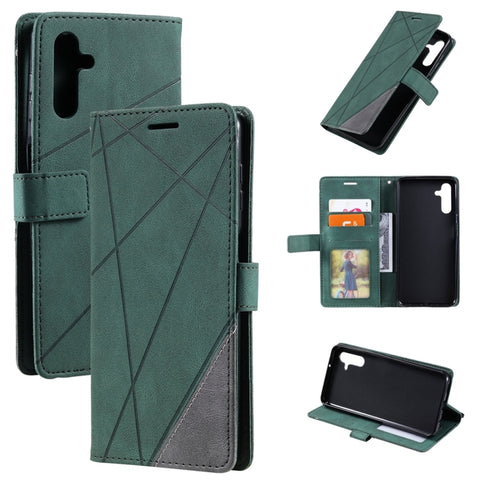 Skin Feel Splicing Leather Phone Case, For OPPO A57 2022, For Realme C30 4G, For Samsung Galaxy S23 5G, For Samsung Galaxy S23+ 5G, For Xiaomi 12T / Redmi K50 Ultra, For Samsung Galaxy S23 Ultra 5G, For Xiaomi Redmi 11 Prime 4G, For Samsung Galaxy A14 ...
