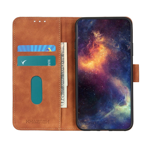KHAZNEH Retro Texture Horizontal Flip Leather Phone Case, For Nokia C31, For Samsung Galaxy A34 5G