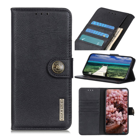 KHAZNEH Cowhide Texture Horizontal Flip Leather Phone Case, For Nokia C31, For Samsung Galaxy A34 5G
