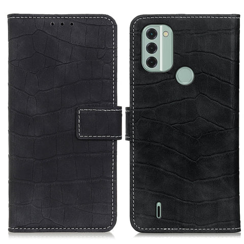 Magnetic Crocodile Texture Horizontal Flip Leather Phone Case, For Nokia C31, For Samsung Galaxy A34 5G