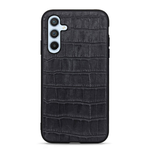 Crocodile Texture Genuine Leather Phone Case, For Samsung Galaxy A54 5G