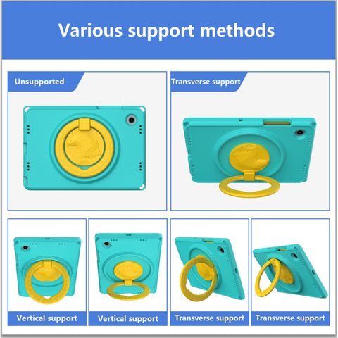 EVA + PC Shockproof Tablet Case with Waterproof Frame, For Samsung Galaxy Tab A8 10.5 2021, For Amazon Kindle Fire HD7 2022, For Amazon Kindle Fire HD10 2021, For iPad 5 / 7 / 6 / 8 / 9, For iPad Pro 10.5 2019/2017 / 10.2 2021/2019                     ...