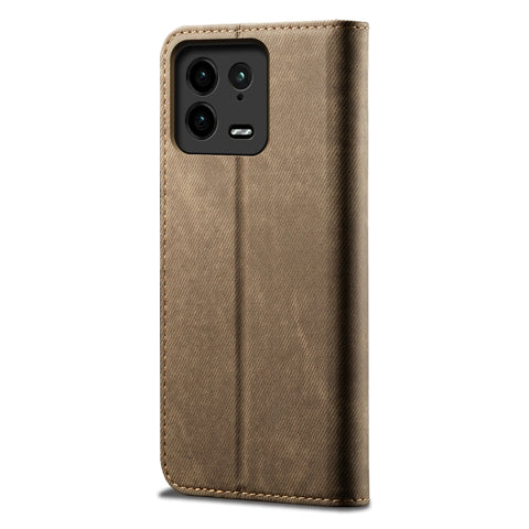 Denim Texture Leather Phone Case, For Xiaomi 13 Pro, For Samsung Galaxy S23 5G, For Samsung Galaxy S23+ 5G