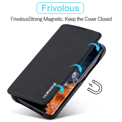 LC.IMEEKE Hon Ancient Series Flip Leather Phone Case, For Samsung Galaxy S23 5G, For Samsung Galaxy S23+ 5G
