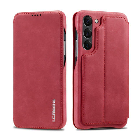 LC.IMEEKE Hon Ancient Series Flip Leather Phone Case, For Samsung Galaxy S23 5G, For Samsung Galaxy S23+ 5G