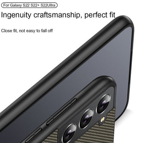Carbon Fiber Texture Printing Phone Case, For Samsung Galaxy S23 5G, For Samsung Galaxy S23+ 5G, For Samsung Galaxy S23 Ultra 5G