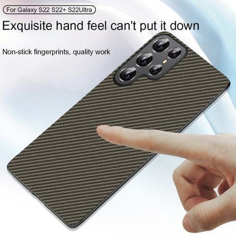 Carbon Fiber Texture Printing Phone Case, For Samsung Galaxy S23 5G, For Samsung Galaxy S23+ 5G, For Samsung Galaxy S23 Ultra 5G