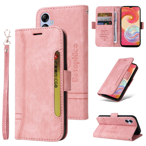 BETOPNICE Dual-side Buckle Leather Phone Case, For Samsung Galaxy A04e, For Samsung Galaxy A34 5G, For Samsung Galaxy A54 5G