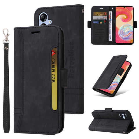 BETOPNICE Dual-side Buckle Leather Phone Case, For Samsung Galaxy A04e, For Samsung Galaxy A34 5G, For Samsung Galaxy A54 5G