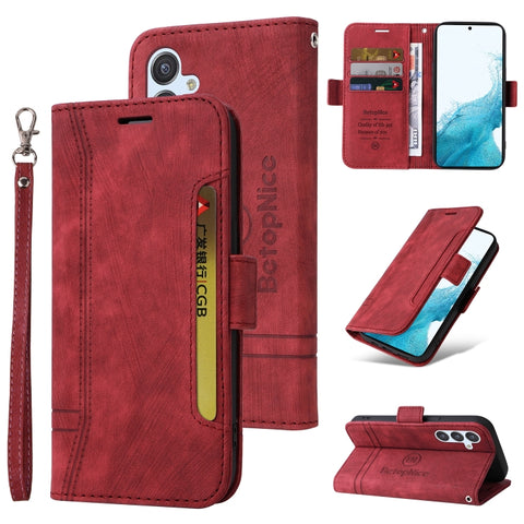 BETOPNICE Dual-side Buckle Leather Phone Case, For Samsung Galaxy A04e, For Samsung Galaxy A34 5G, For Samsung Galaxy A54 5G