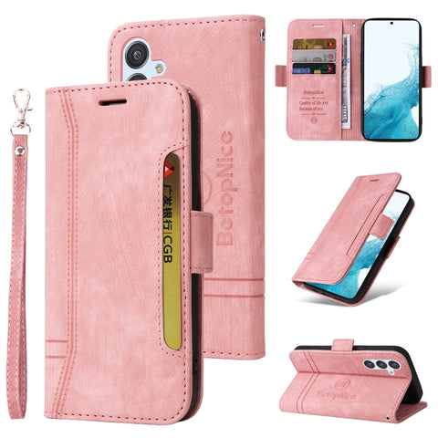 BETOPNICE Dual-side Buckle Leather Phone Case, For Samsung Galaxy A04e, For Samsung Galaxy A34 5G, For Samsung Galaxy A54 5G
