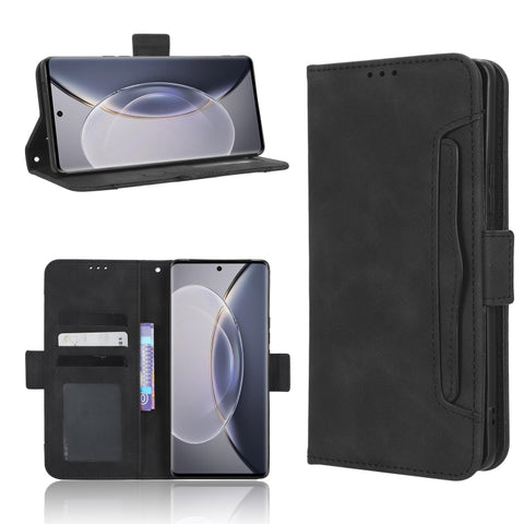 Skin Feel Calf Texture Card Slots Leather Phone Case, For vivo X90 Pro+, For Tecno Pova 4, For Infinix Hot 20 4G X682B, For Infinix Hot 20 5G X666B, For Infinix Hot 20S X6827, For Tecno Pova 4 Pro, For Huawei nova Y61, For Blackview BV5200             ...