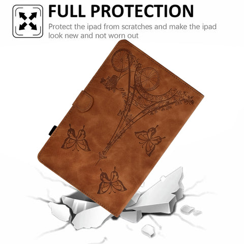 Tower Embossed Leather Smart Tablet Case, For Samsung Galaxy Tab A8 10.5 2021 X205, For iPad 10.2 2021/2020/2019 / 10.5 2019/2017, For iPad 10th Gen 10.9 2022, For iPad Air / Air 2 / 9.7 2017 / 9.7 2018, For iPad mini 5 / 4 / 3 / 2 / 1                 ...