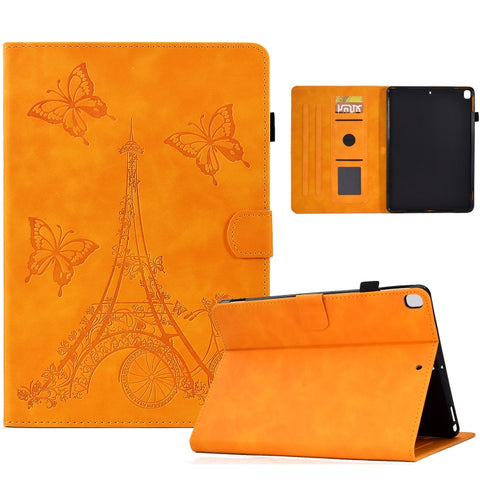 Tower Embossed Leather Smart Tablet Case, For Samsung Galaxy Tab A8 10.5 2021 X205, For iPad 10.2 2021/2020/2019 / 10.5 2019/2017, For iPad 10th Gen 10.9 2022, For iPad Air / Air 2 / 9.7 2017 / 9.7 2018, For iPad mini 5 / 4 / 3 / 2 / 1                 ...