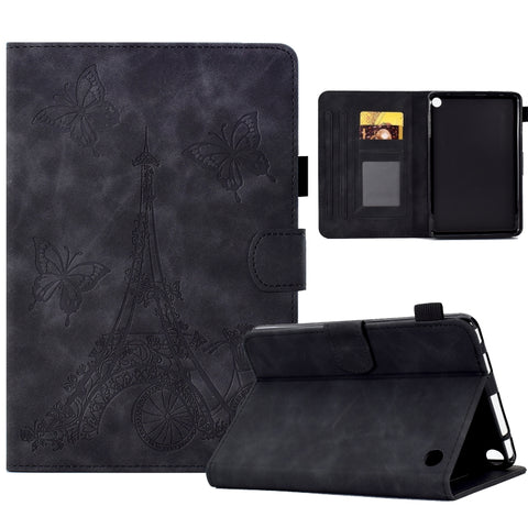 Tower Embossed Leather Smart Tablet Case, For Samsung Galaxy Tab A8 10.5 2021 X205, For iPad 10.2 2021/2020/2019 / 10.5 2019/2017, For iPad 10th Gen 10.9 2022, For iPad Air / Air 2 / 9.7 2017 / 9.7 2018, For iPad mini 5 / 4 / 3 / 2 / 1                 ...