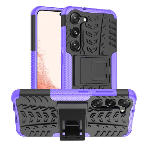 Tire Texture TPU + PC Phone Case with Holder, For Xiaomi Redmi A1 4G, For Samsung Galaxy S23 5G, For Xiaomi Poco M4 / M5, For Xiaomi Poco M5