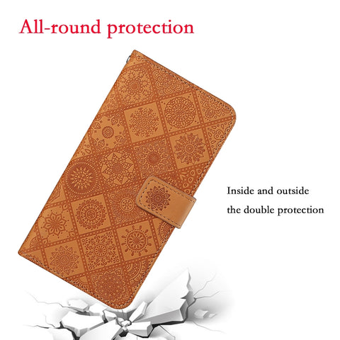 Ethnic Style Embossed Pattern Leather Phone Case, For Samsung Galaxy A34, For Samsung Galaxy A54