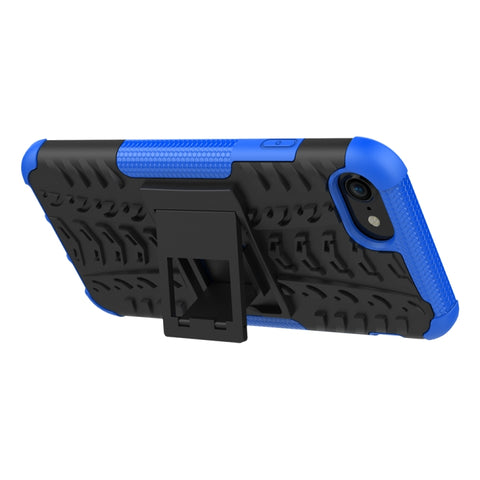 Tire Texture Shockproof TPU+PC Protective Case with Holder, For iPhone SE 2022 / SE 2020, For Sony Xperia 10 Ⅱ, For Huawei Honor Play 9A, For Galaxy M30s, For Galaxy M31