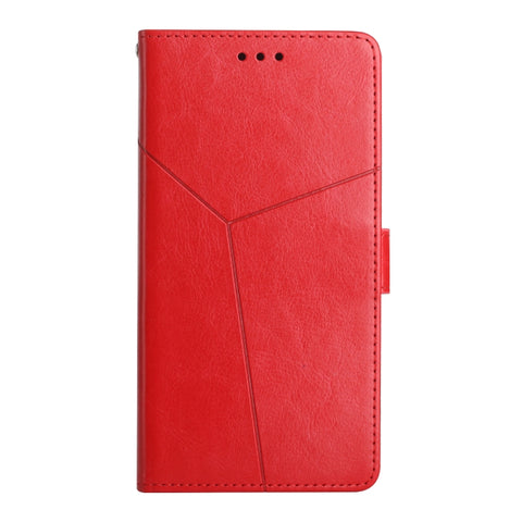 HT01 Y-shaped Pattern Flip Leather Phone Case, For Samsung Galaxy A34 5G