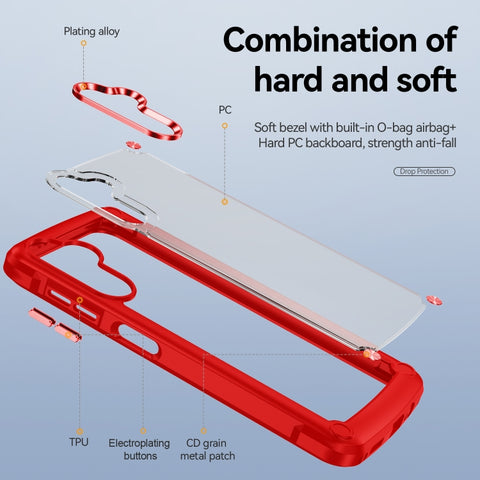 Soft TPU Clear PC Shockproof Phone Case, For Samsung Galaxy A14 5G