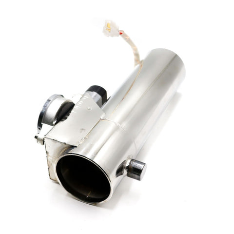 Car Stainless Steel Straight Pipe Remote Control Electric Exhaust Valve, 2.5 inch, 3 inch