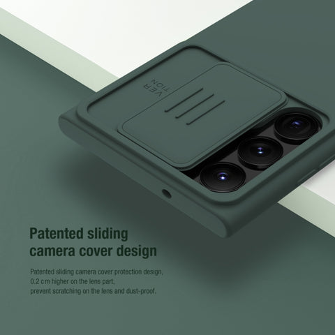 NILLKIN CamShield Liquid Silicone + PC Phone Case, For Samsung Galaxy S23 Ultra 5G