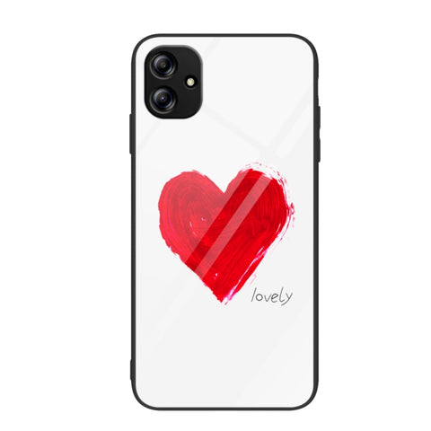 Colorful Painted Glass Phone Case, For Samsung Galaxy A04e