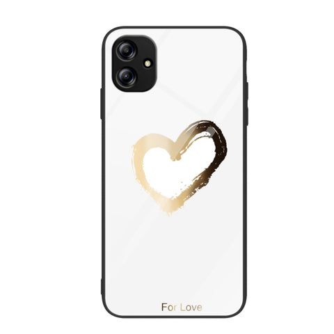 Colorful Painted Glass Phone Case, For Samsung Galaxy A04e