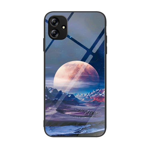 Colorful Painted Glass Phone Case, For Samsung Galaxy A04e