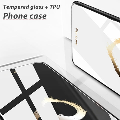 Colorful Painted Glass Phone Case, For Samsung Galaxy A04e