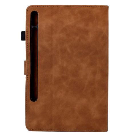 Peony Butterfly Embossed Leather Smart Tablet Case, For Samsung Galaxy Tab S7 / S8, For Samsung Galaxy Tab A8 10.5 2021 X205, For Samsung Galaxy Tab S6 Lite P610, For Samsung Galaxy Tab A7 10.4 2020 T500, For Samsung Galaxy Tab A 10.1 2016 T580        ...