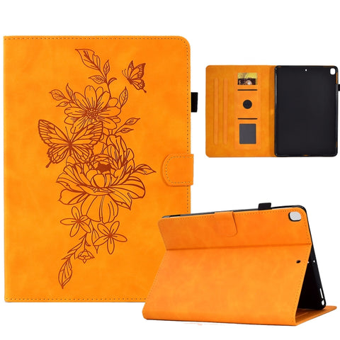 Peony Butterfly Embossed Leather Smart Tablet Case, For Samsung Galaxy Tab S7 / S8, For Samsung Galaxy Tab A8 10.5 2021 X205, For Samsung Galaxy Tab S6 Lite P610, For Samsung Galaxy Tab A7 10.4 2020 T500, For Samsung Galaxy Tab A 10.1 2016 T580        ...
