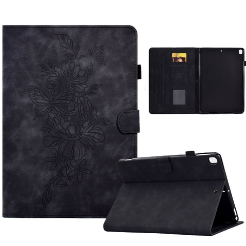 Peony Butterfly Embossed Leather Smart Tablet Case, For Samsung Galaxy Tab S7 / S8, For Samsung Galaxy Tab A8 10.5 2021 X205, For Samsung Galaxy Tab S6 Lite P610, For Samsung Galaxy Tab A7 10.4 2020 T500, For Samsung Galaxy Tab A 10.1 2016 T580        ...