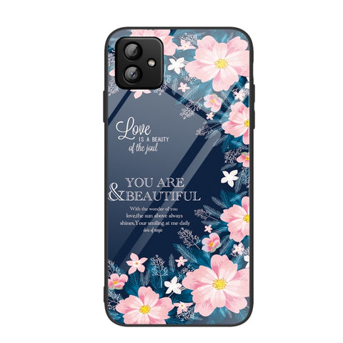 Colorful Painted Glass Phone Case, For Samsung Galaxy A04, For Samsung Galaxy S23 5G, For Samsung Galaxy S23+ 5G