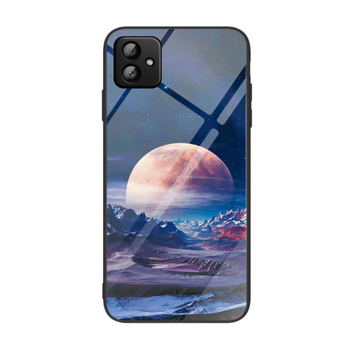 Colorful Painted Glass Phone Case, For Samsung Galaxy A04, For Samsung Galaxy S23 5G, For Samsung Galaxy S23+ 5G
