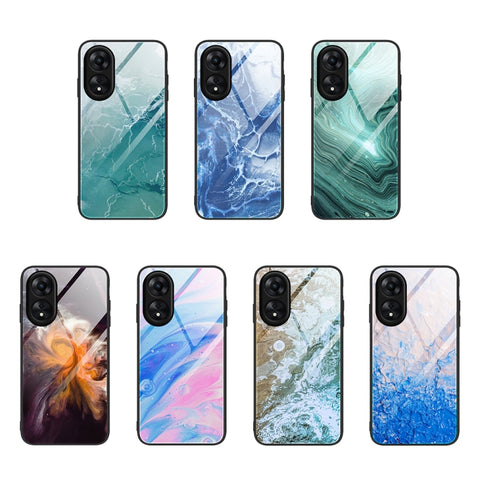 Marble Pattern Glass Phone Case, For OPPO A17, For Realme C33, For Honor Play6C, For Honor Play 40 Plus, For Samsung Galaxy A04, For Samsung Galaxy S23 5G