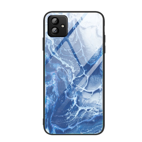 Marble Pattern Glass Phone Case, For OPPO A17, For Realme C33, For Honor Play6C, For Honor Play 40 Plus, For Samsung Galaxy A04, For Samsung Galaxy S23 5G