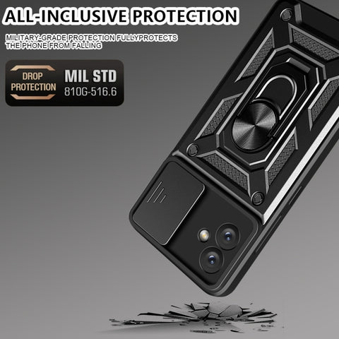 Sliding Camera Cover Design Phone Case, For Samsung Galaxy A04e