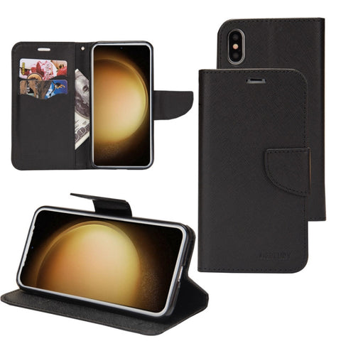 Mercury Contrast Color Splicing Leather Phone Case, For Samsung Galaxy S21 Ultra 5G