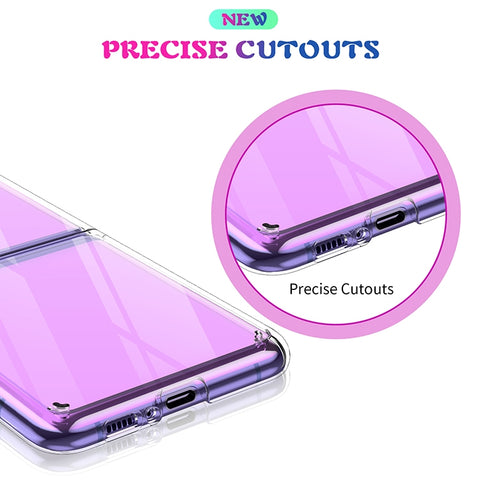 For Galaxy Z Flip Shockproof Scratchproof TPU + Acrylic Protective Case, For Galaxy Z Flip