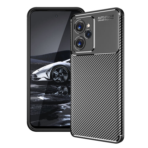 Carbon Fiber Texture Shockproof TPU Phone Case, For Samsung Galaxy A24 4G, For Xiaomi Redmi Note 12 Pro Speed