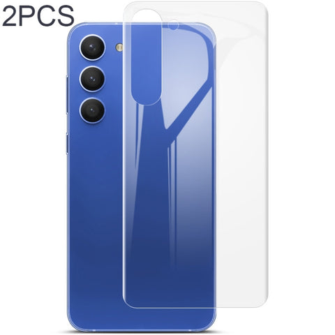 2pcs imak Curved Full Screen Hydrogel Film Back Protector, For Samsung Galaxy S23 5G, For Samsung Galaxy S23+ 5G, For Samsung Galaxy S23 Ultra 5G